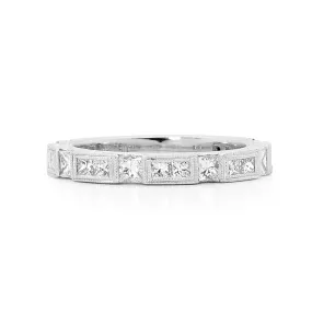 18ct White Gold Princess Cut Diamond Ring