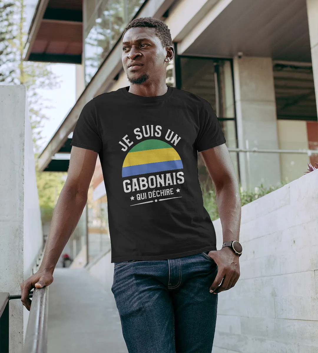 1sttheworld T-Shirt - I Am A Gabonese Who Is Tearing Gabon Apart T-Shirt Black A35