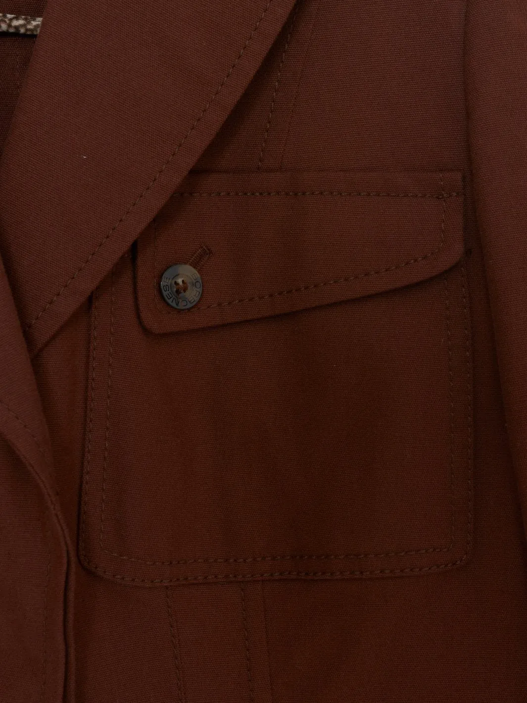 2010 Borbonese suit in brown cotton