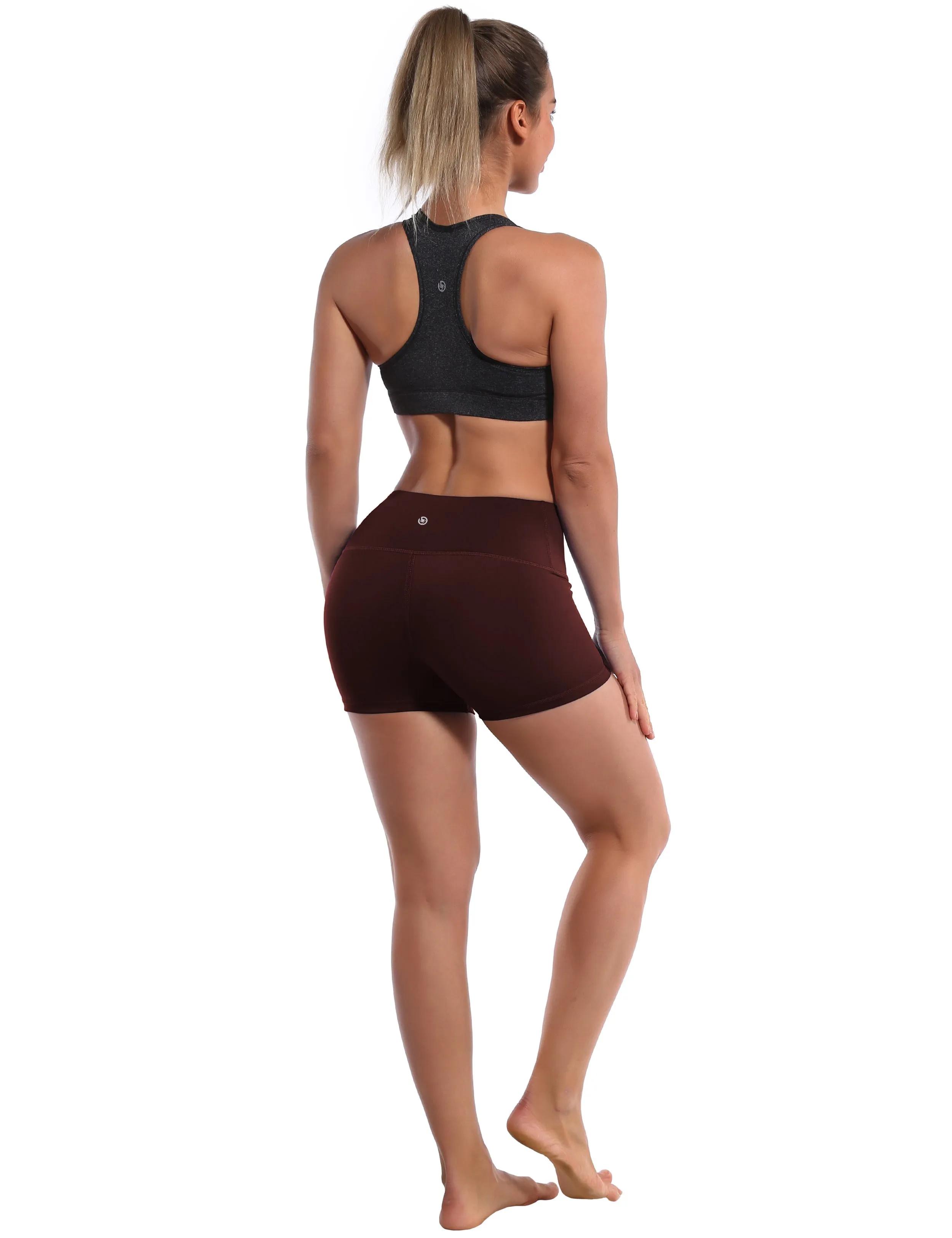 2.5 yogastudio Shorts mahoganymaroon_yogastudio