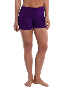 2.5" Yoga Shorts eggplantpurple