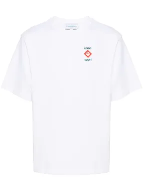 3D Logo-Print Cotton T-Shirt