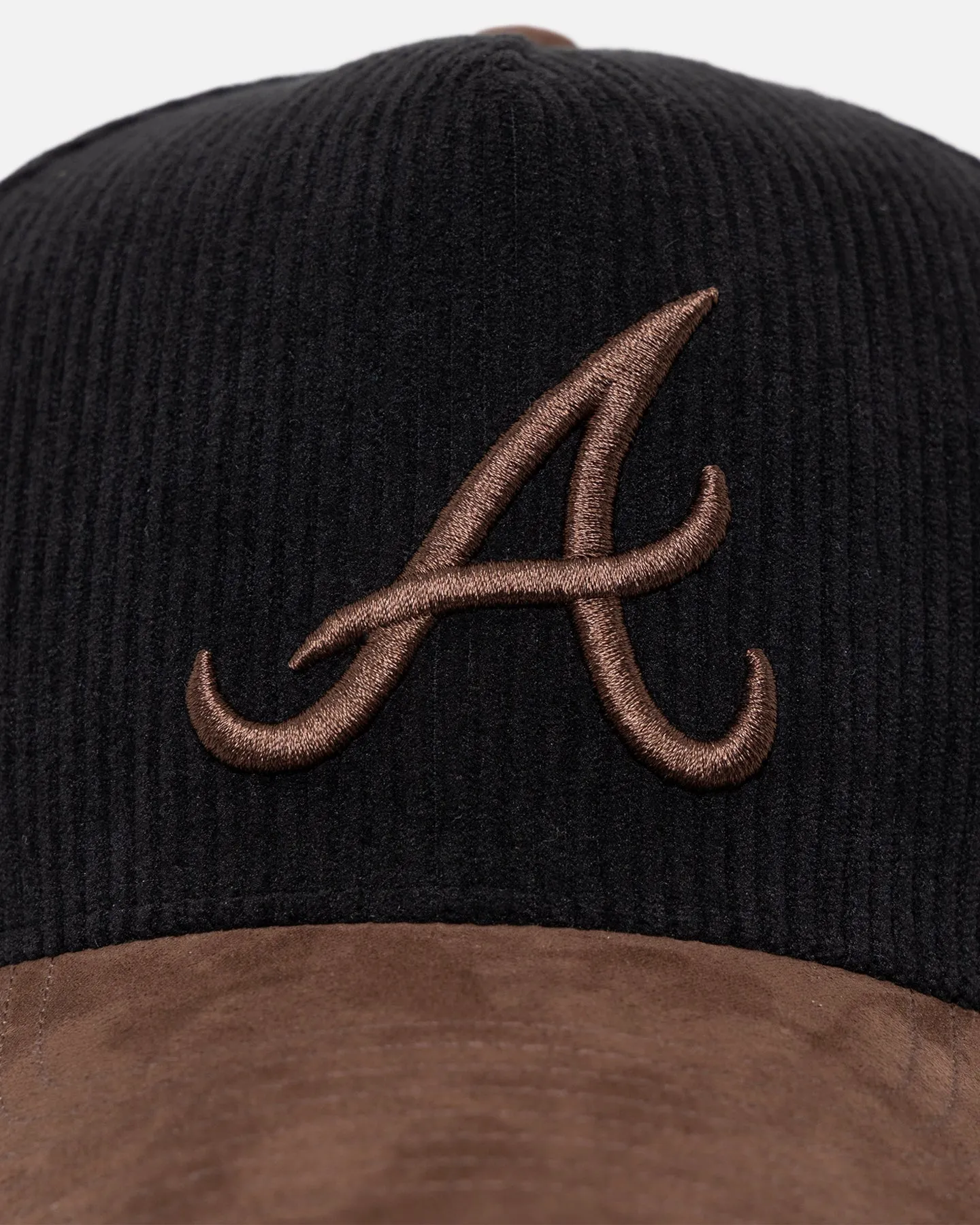 47 Brand Atlanta Braves 'Black Barren' 47 Offside DT Snapback Black