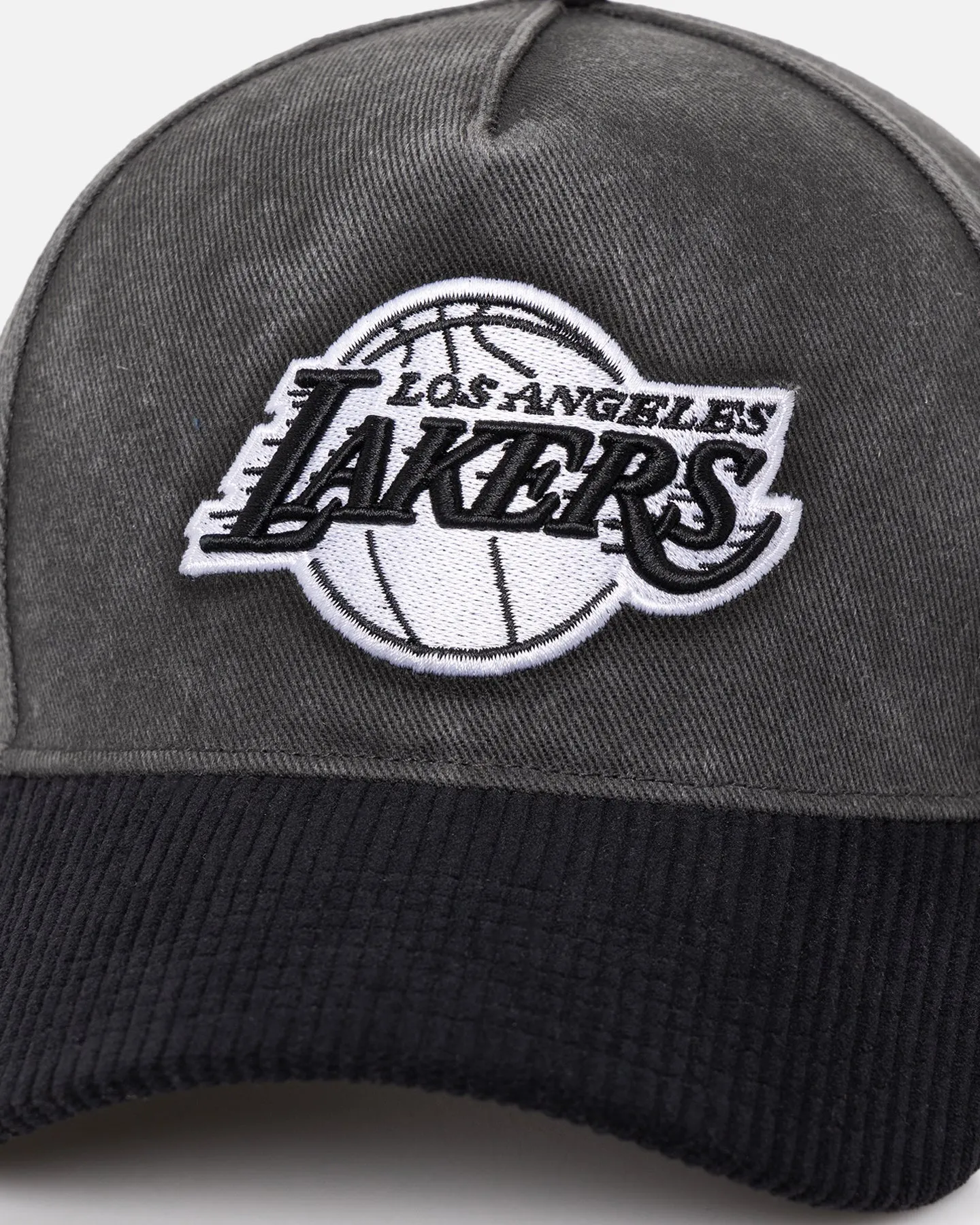 47 Brand Los Angeles Lakers 'Apollo Corduroy' Offside DT Snapback Black