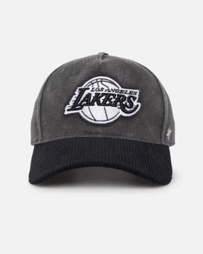 47 Brand Los Angeles Lakers 'Apollo Corduroy' Offside DT Snapback Black