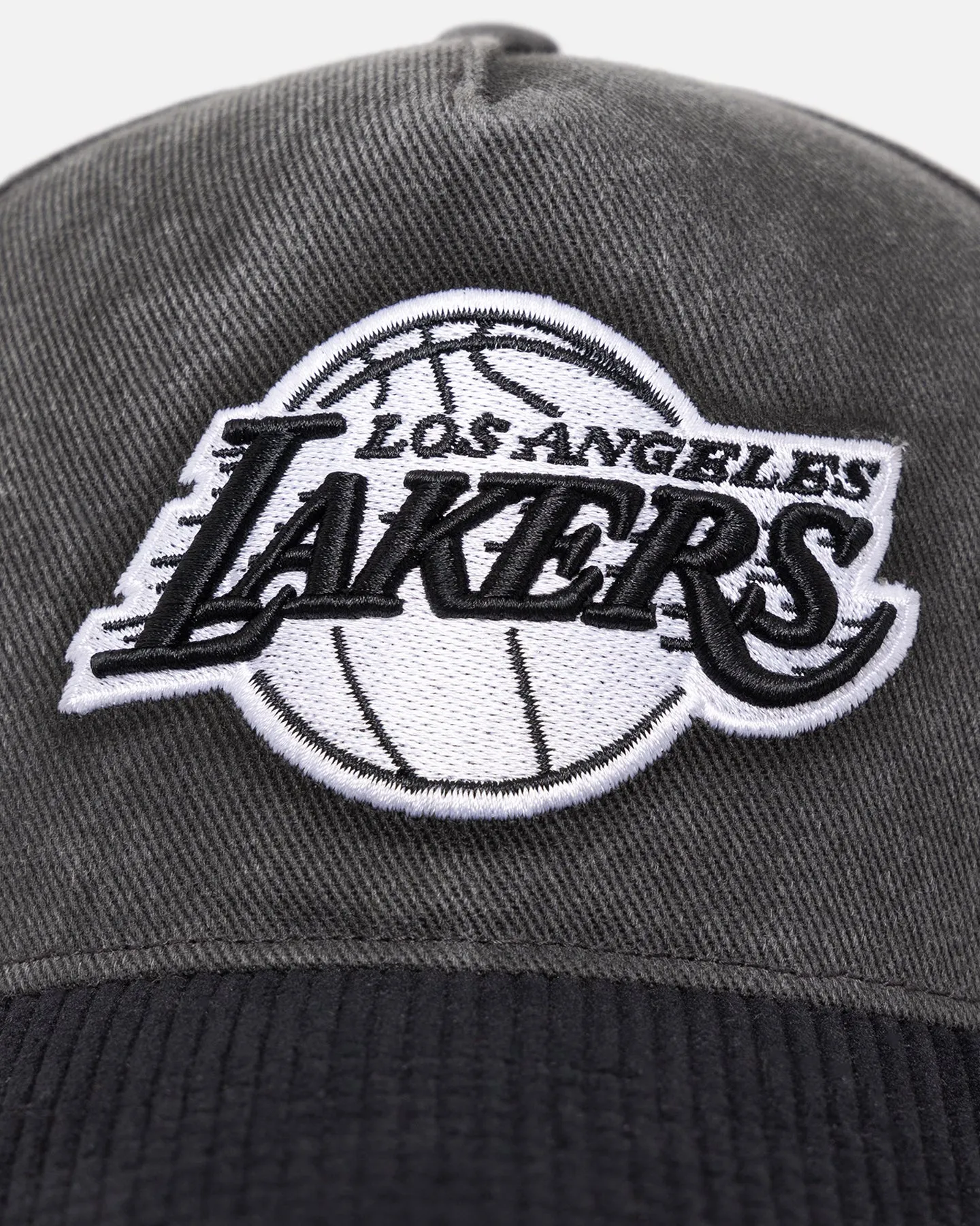 47 Brand Los Angeles Lakers 'Apollo Corduroy' Offside DT Snapback Black