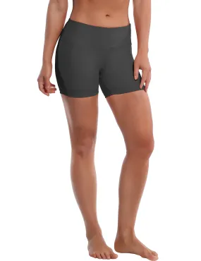 4" Yoga Shorts shadowcharcoal