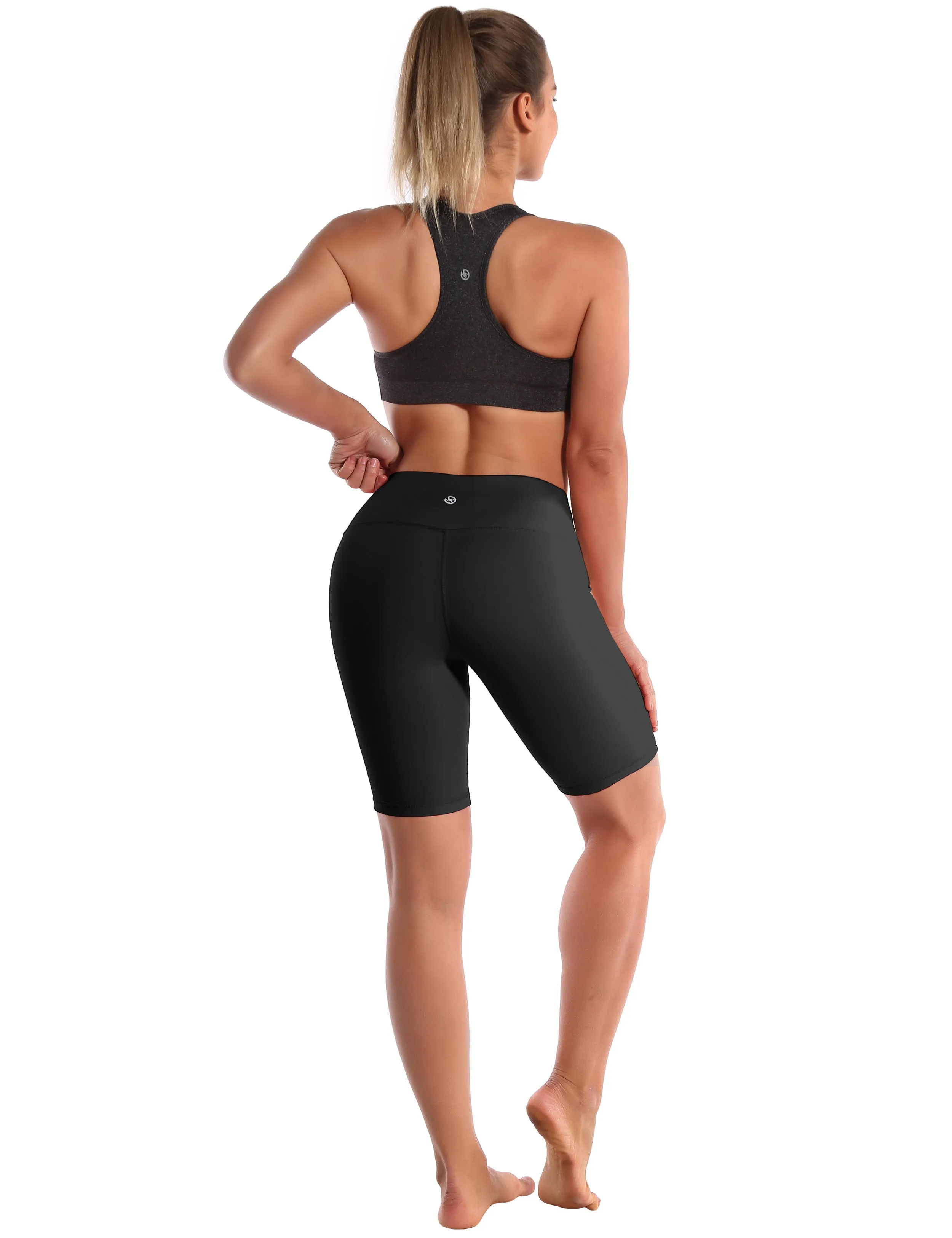 8 High Waist yogastudio Shorts black_yogastudio