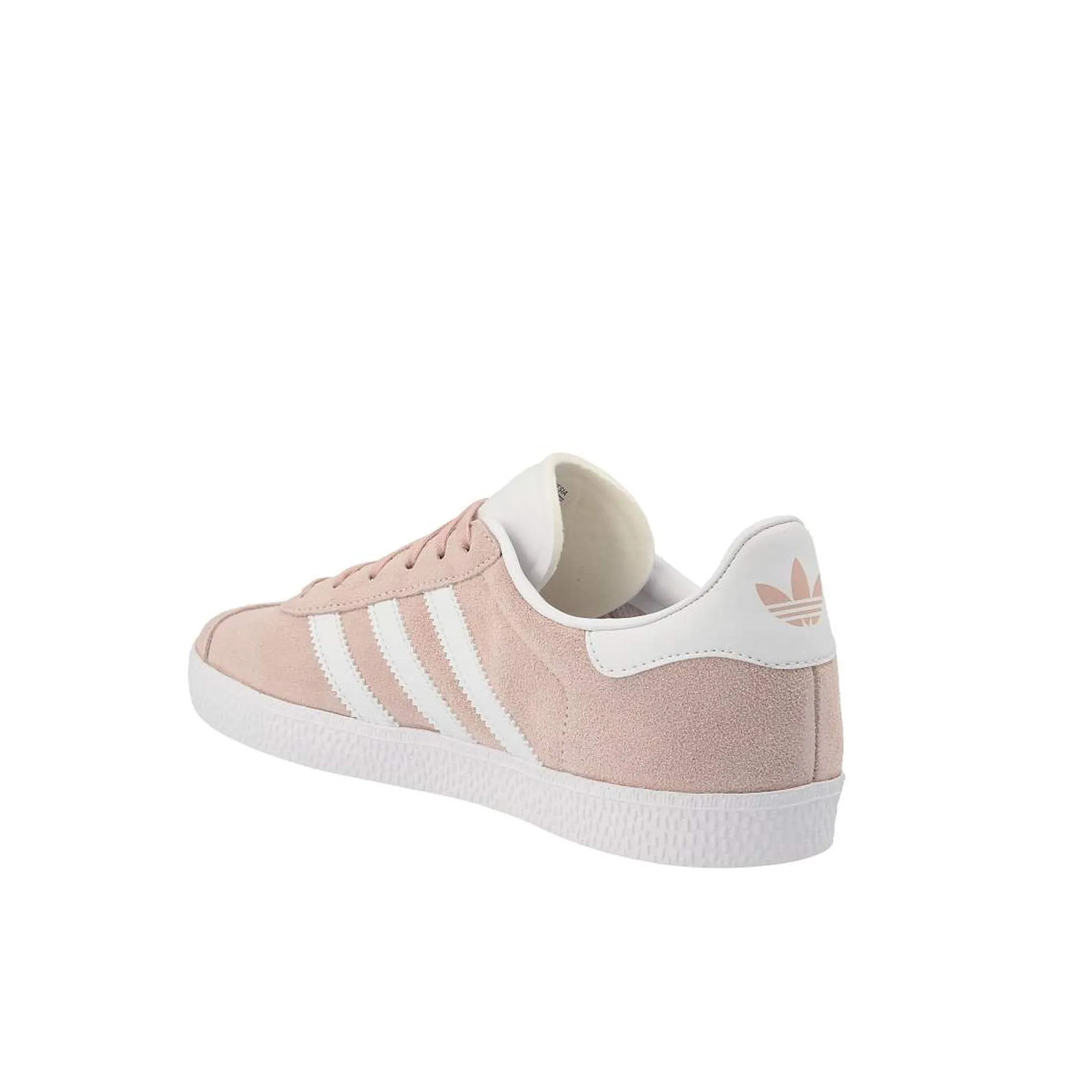 Adidas Gazelle J Lace-Up Pink Suede Leather Kids Trainers BY9544