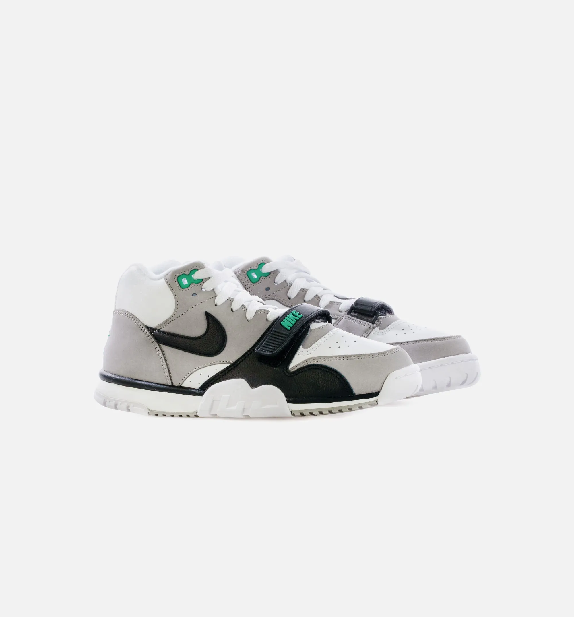 Air Trainer 1 Mid Chlorophyll Mens Lifestyle Shoe - White/Black/Medium Grey