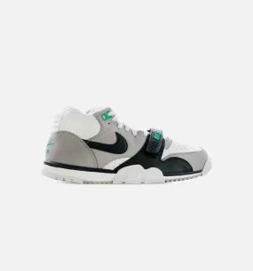 Air Trainer 1 Mid Chlorophyll Mens Lifestyle Shoe - White/Black/Medium Grey