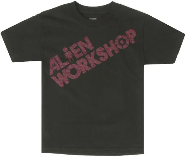 Alien Workshop Filmworks Trip Youth Short Sleeve T-Shirt - Black - Youth Large