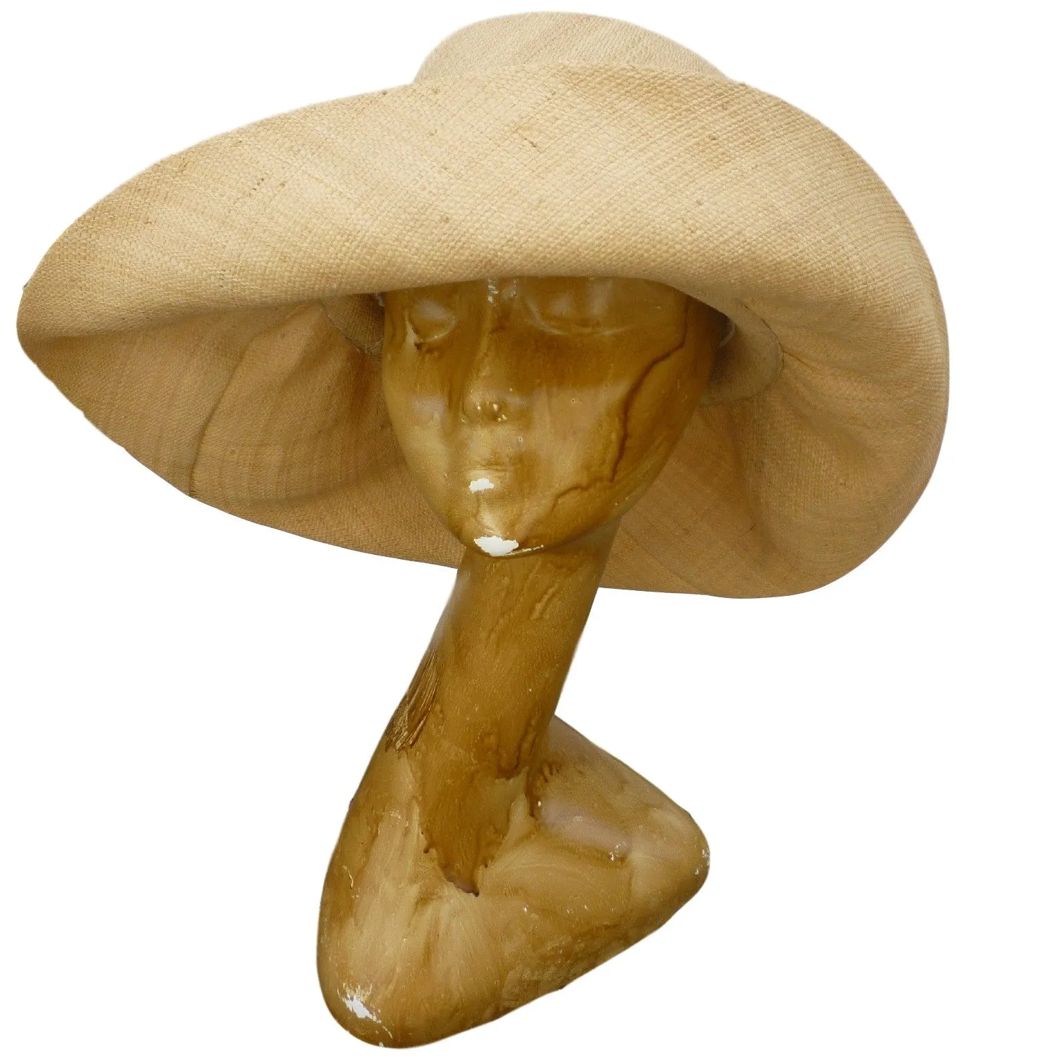 AUDREY | Natural Raffia Hat | 5" Shapeable  Brim | UPF50