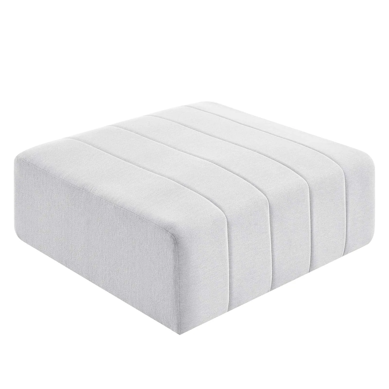 Bartlett Upholstered Fabric Ottoman