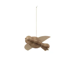 Bird Ornament - Natural Brown