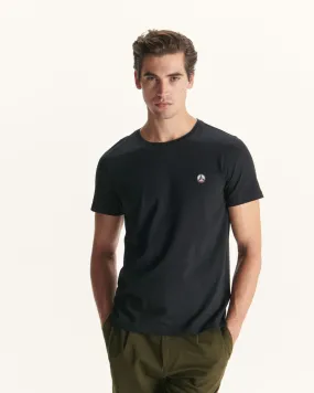 Black Pietro organic cotton T-shirt