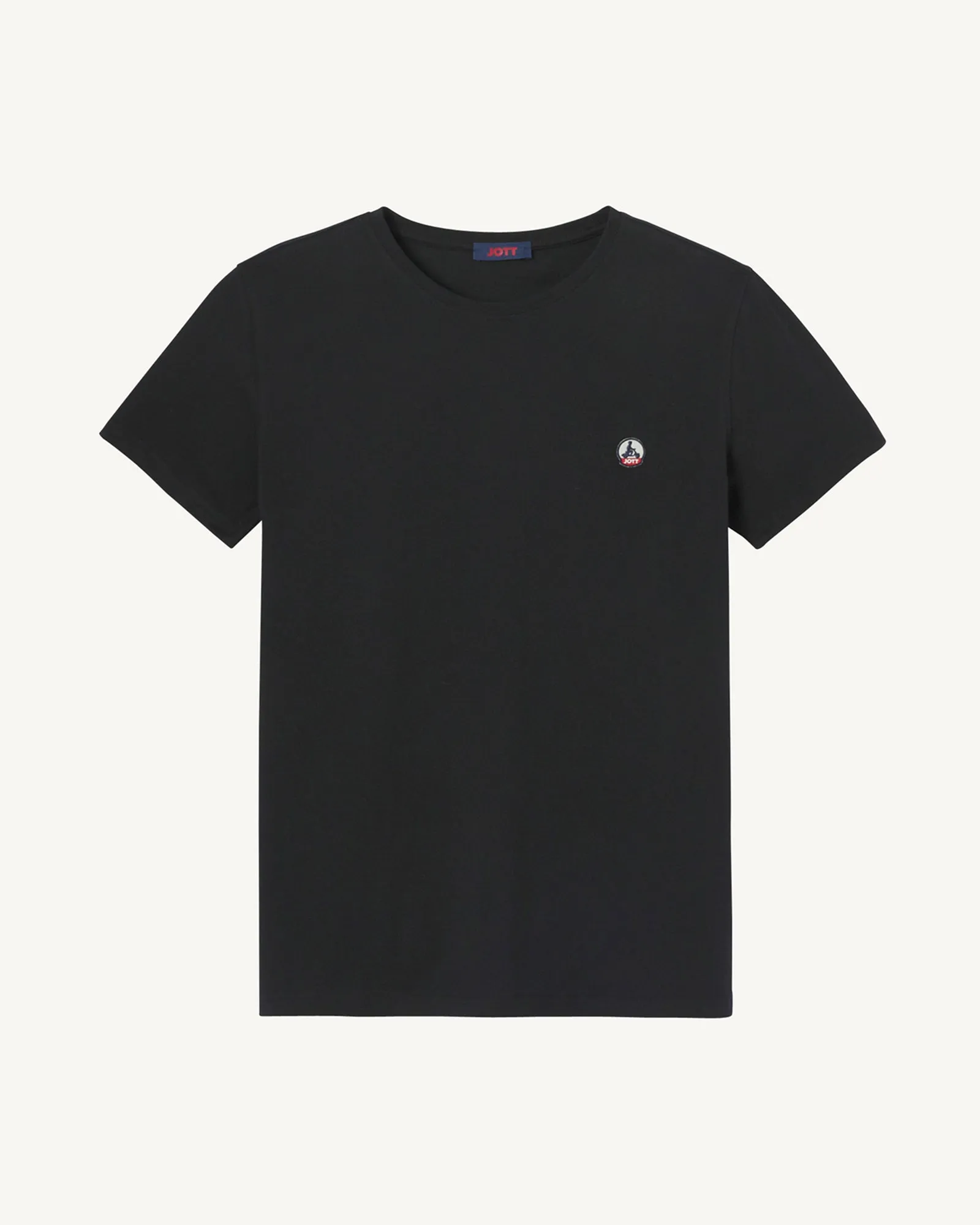 Black Pietro organic cotton T-shirt