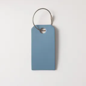 Blue Steel Leather Tag