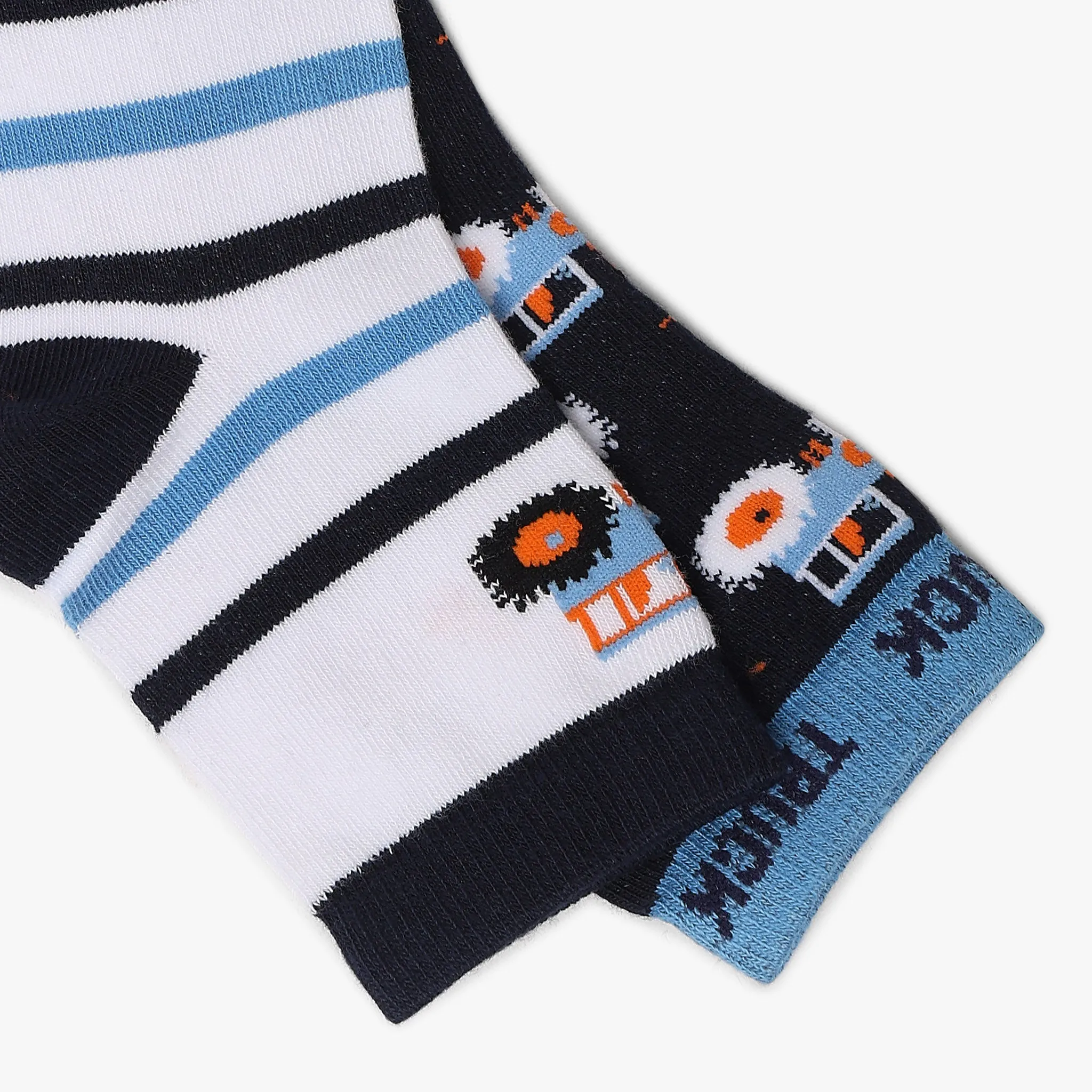 Boys Ankle Length Printed Socks