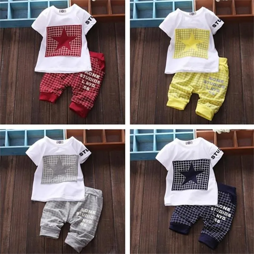 Boys Star Image Top Pants 2 Pcs Set