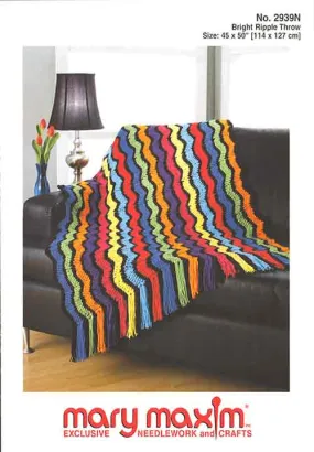 Bright Ripple Throw Pattern