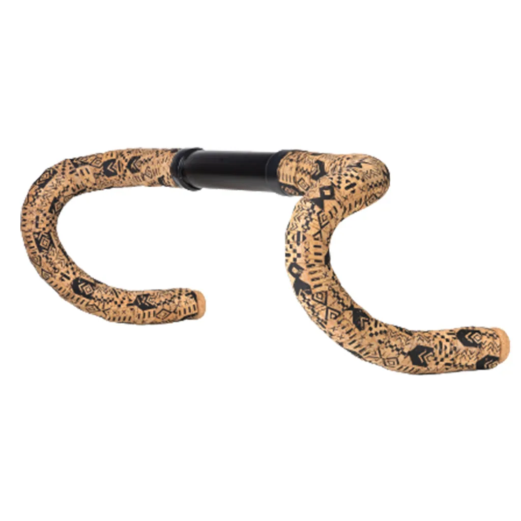 BTP Natural Cork Bartape - Black/Pattern