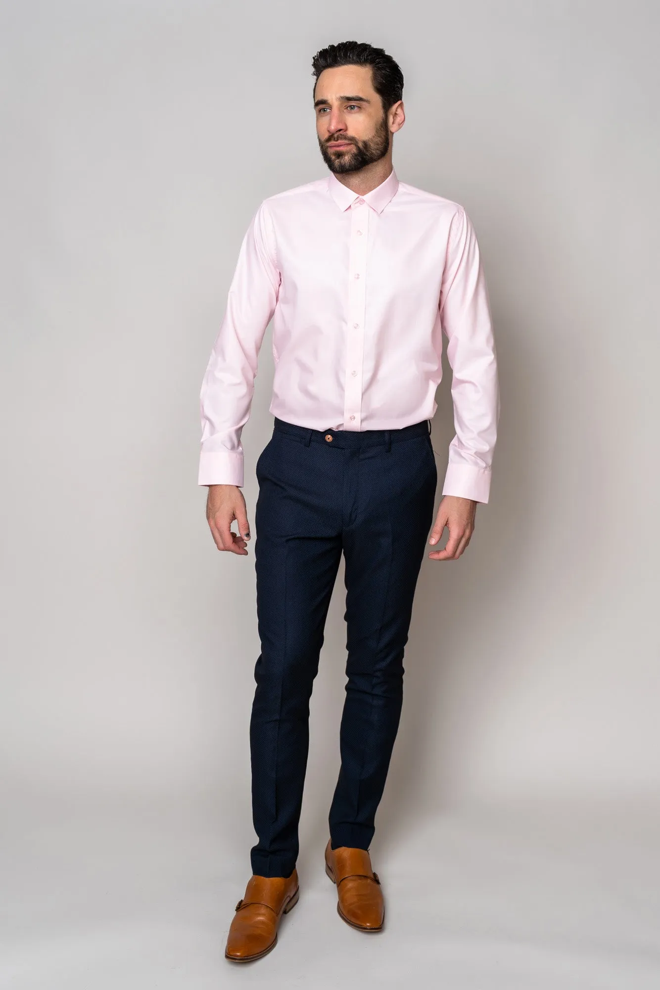 CARTER - Pink Long Sleeve Shirt