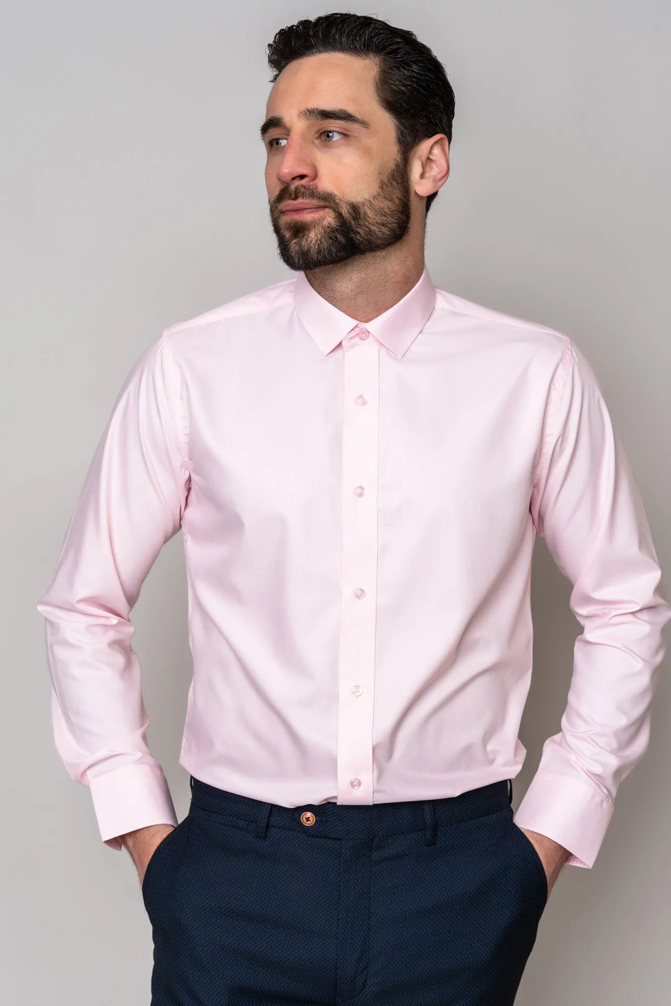 CARTER - Pink Long Sleeve Shirt