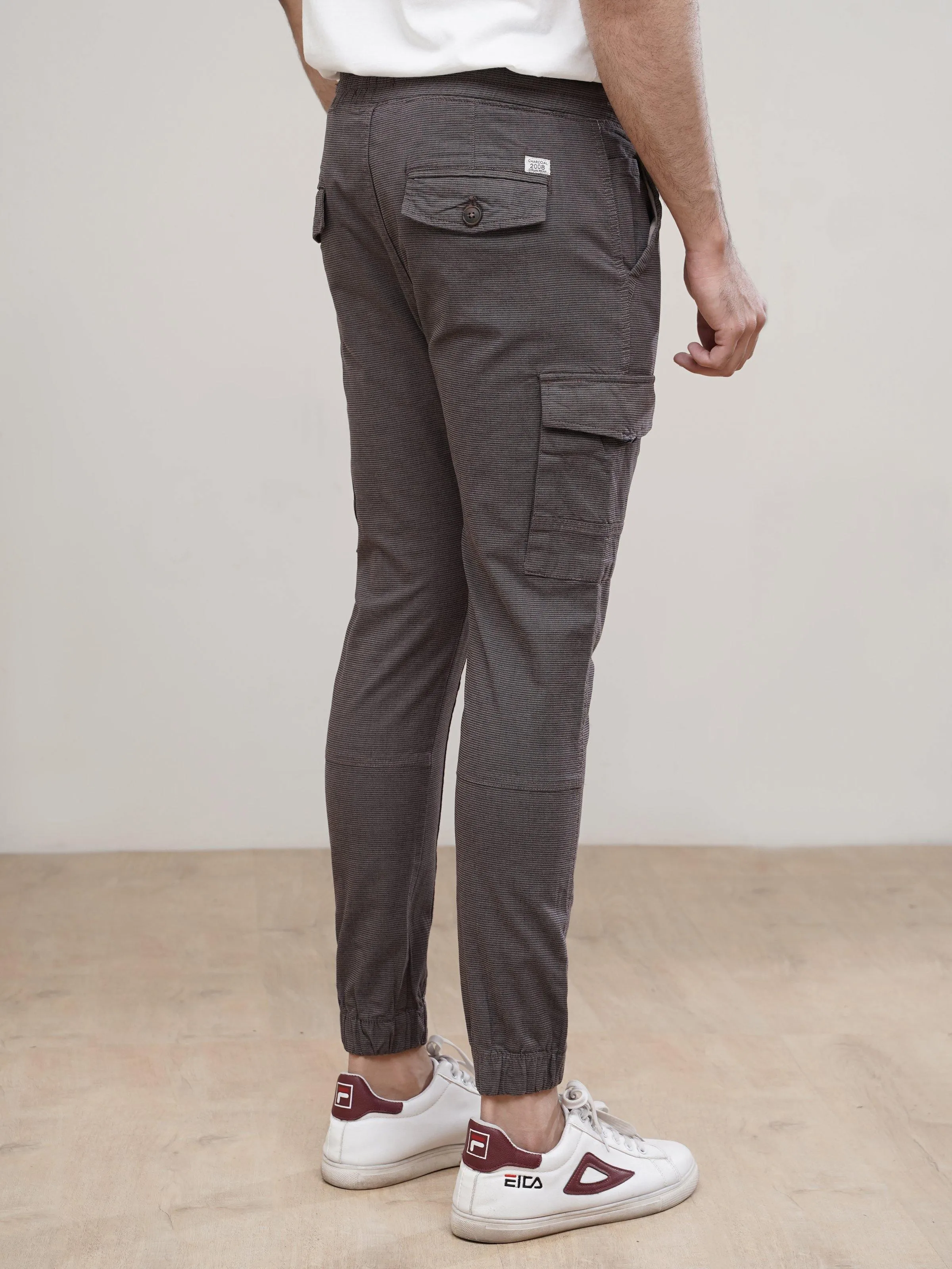 CASUAL JOGGER  TROUSER KHAKI