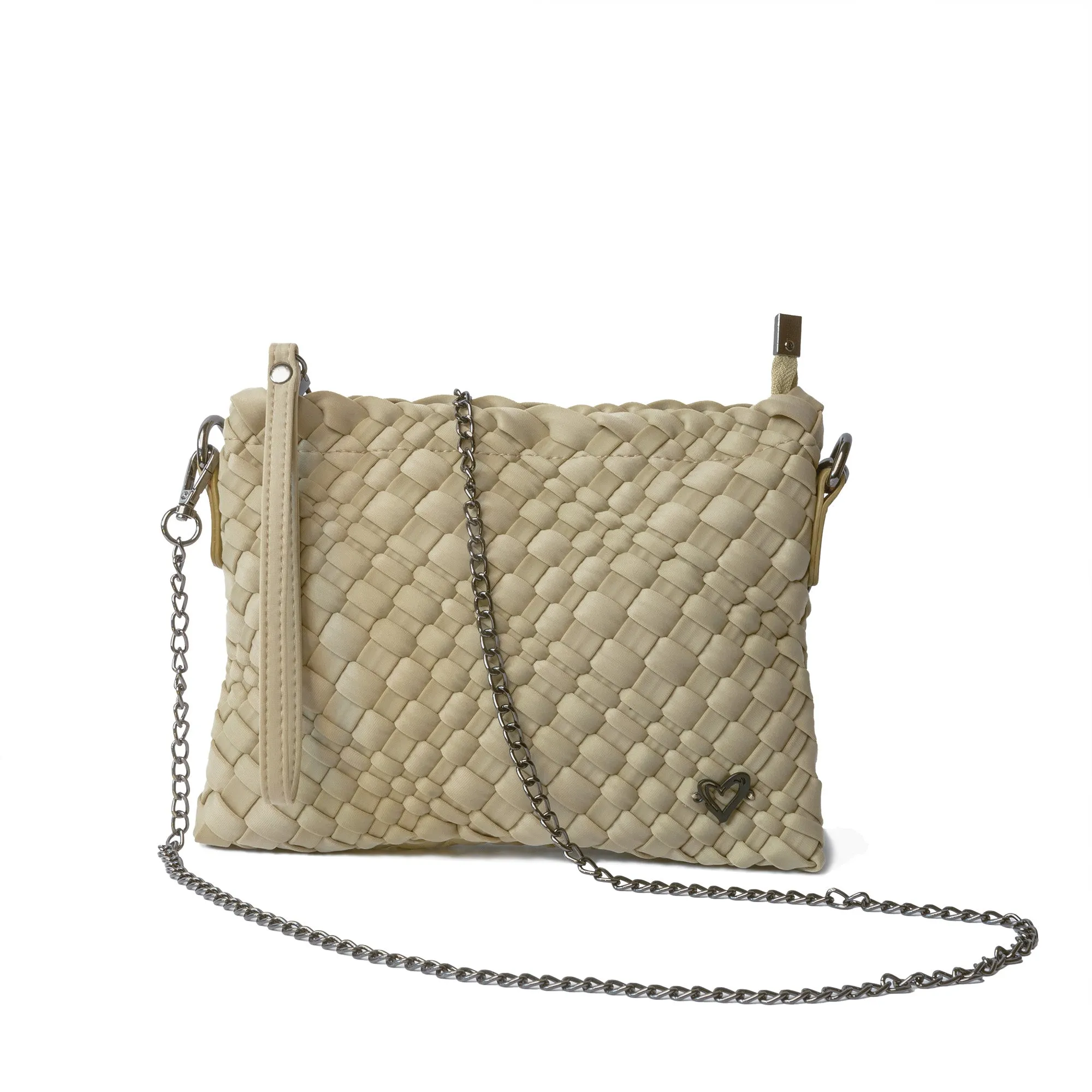 Charlotte Woven Crossbody - Khaki