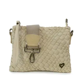 Charlotte Woven Crossbody - Khaki