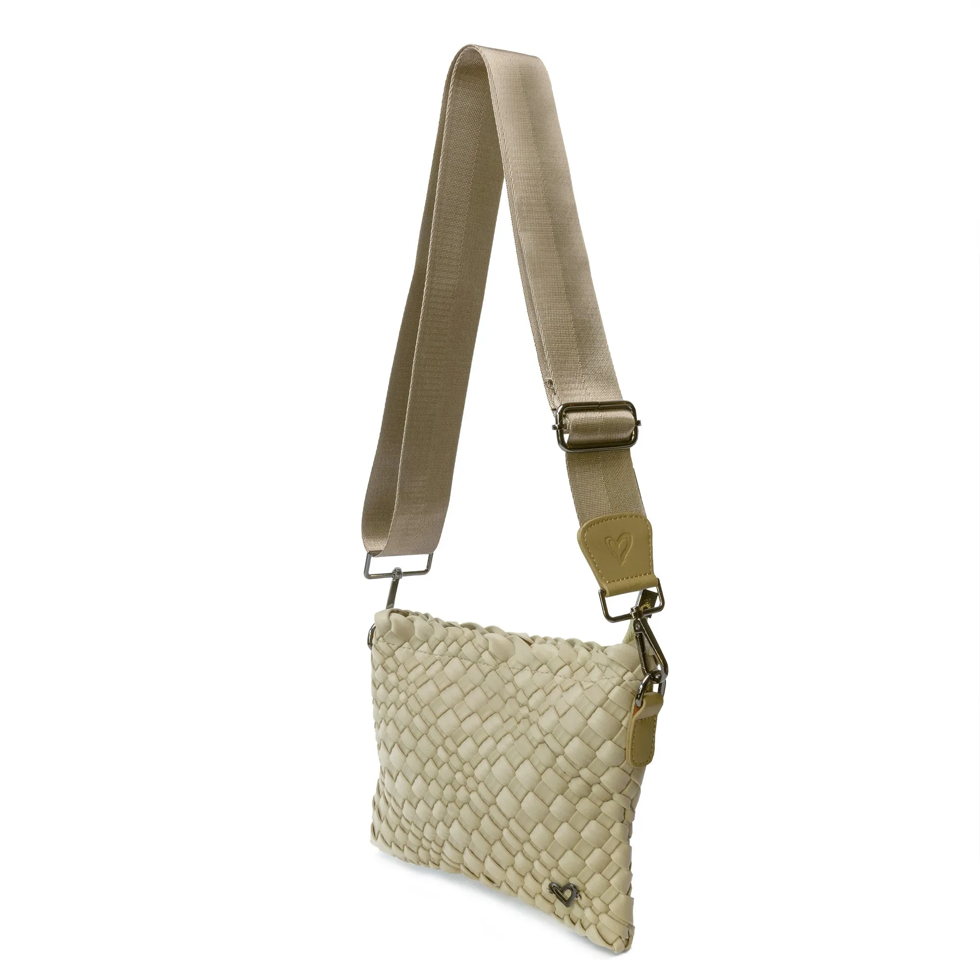 Charlotte Woven Crossbody - Khaki