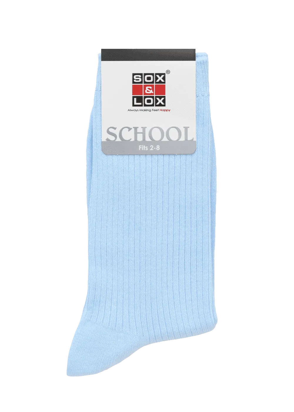 Children's School Long Ribbed (Fits 2-8)