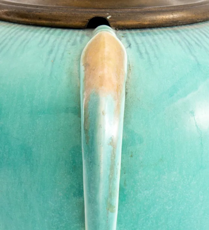 Chinese Celadon Two Handled Lamp