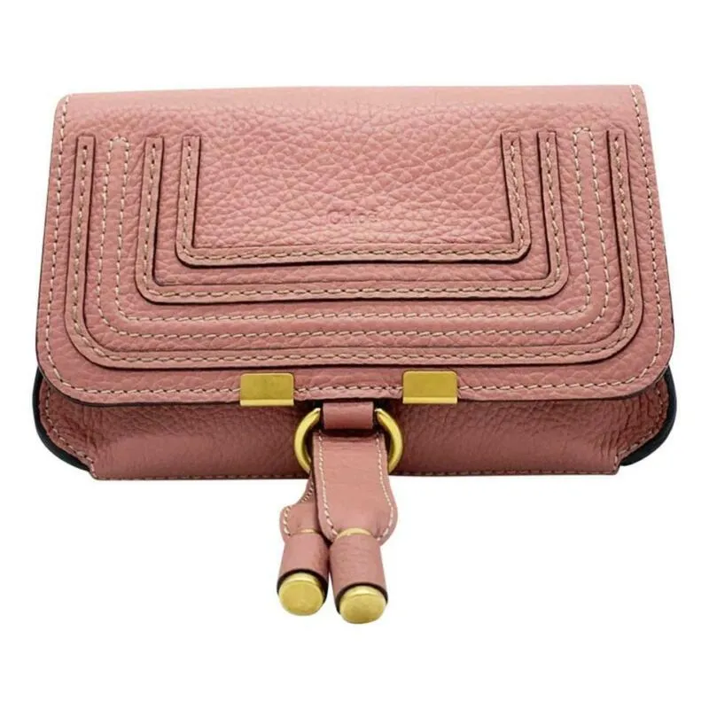 Chloé Belt Marcie Convertible Pink Leather Messenger Bag