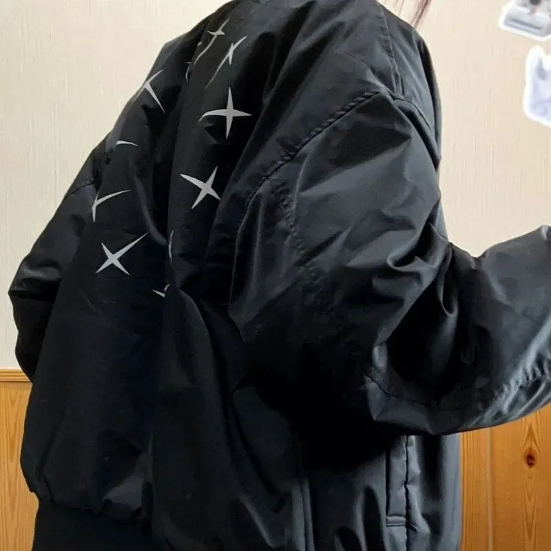 Circle Starry Bomber Jacket