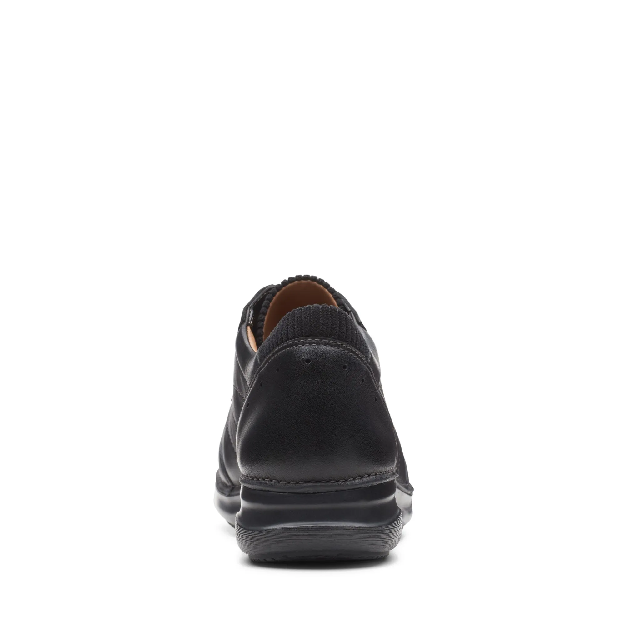 Clarks Appley Tie Black Leather