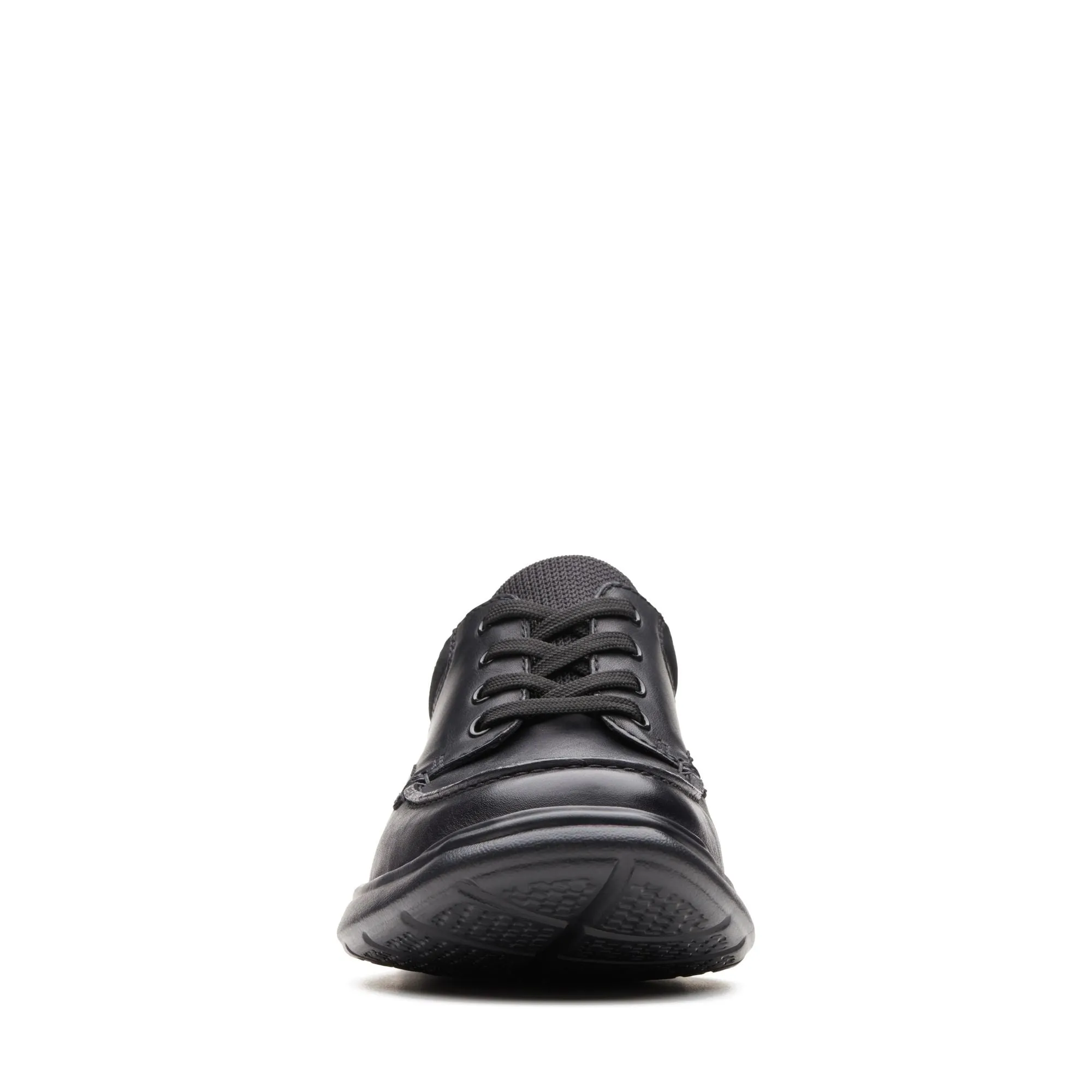 Clarks Cotrell Edge Black Smooth Leather - Standard Width