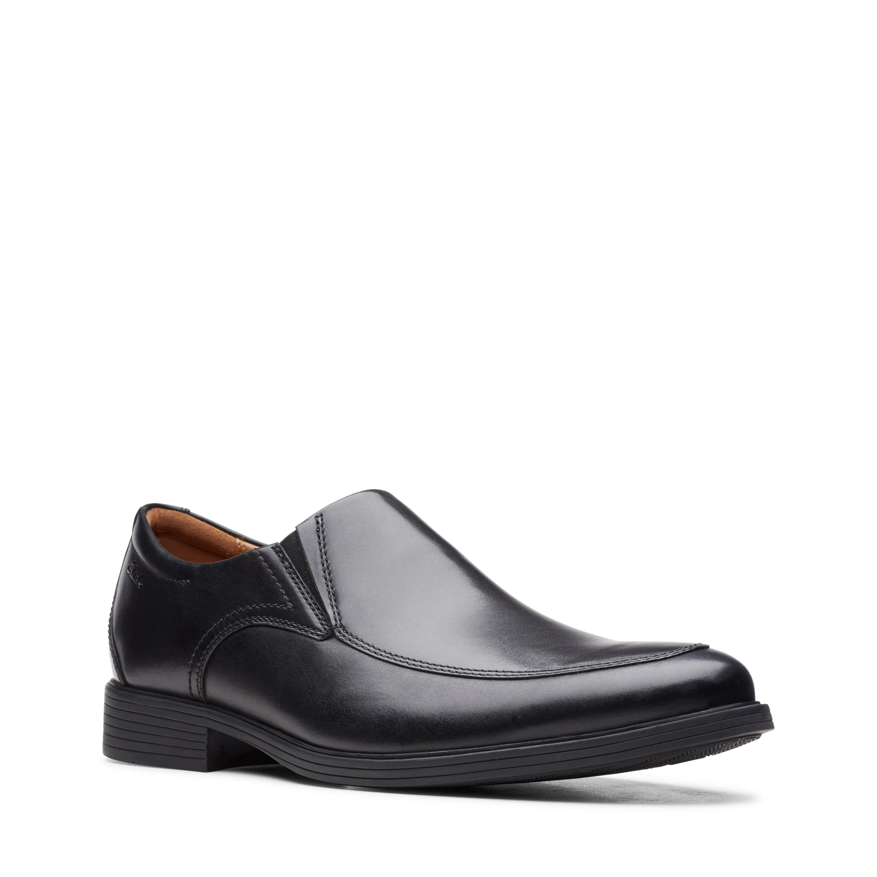 Clarks Whiddon Step Black Leather