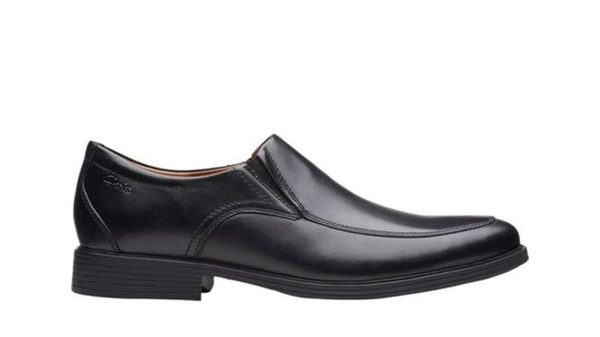 Clarks Whiddon Step Black Leather