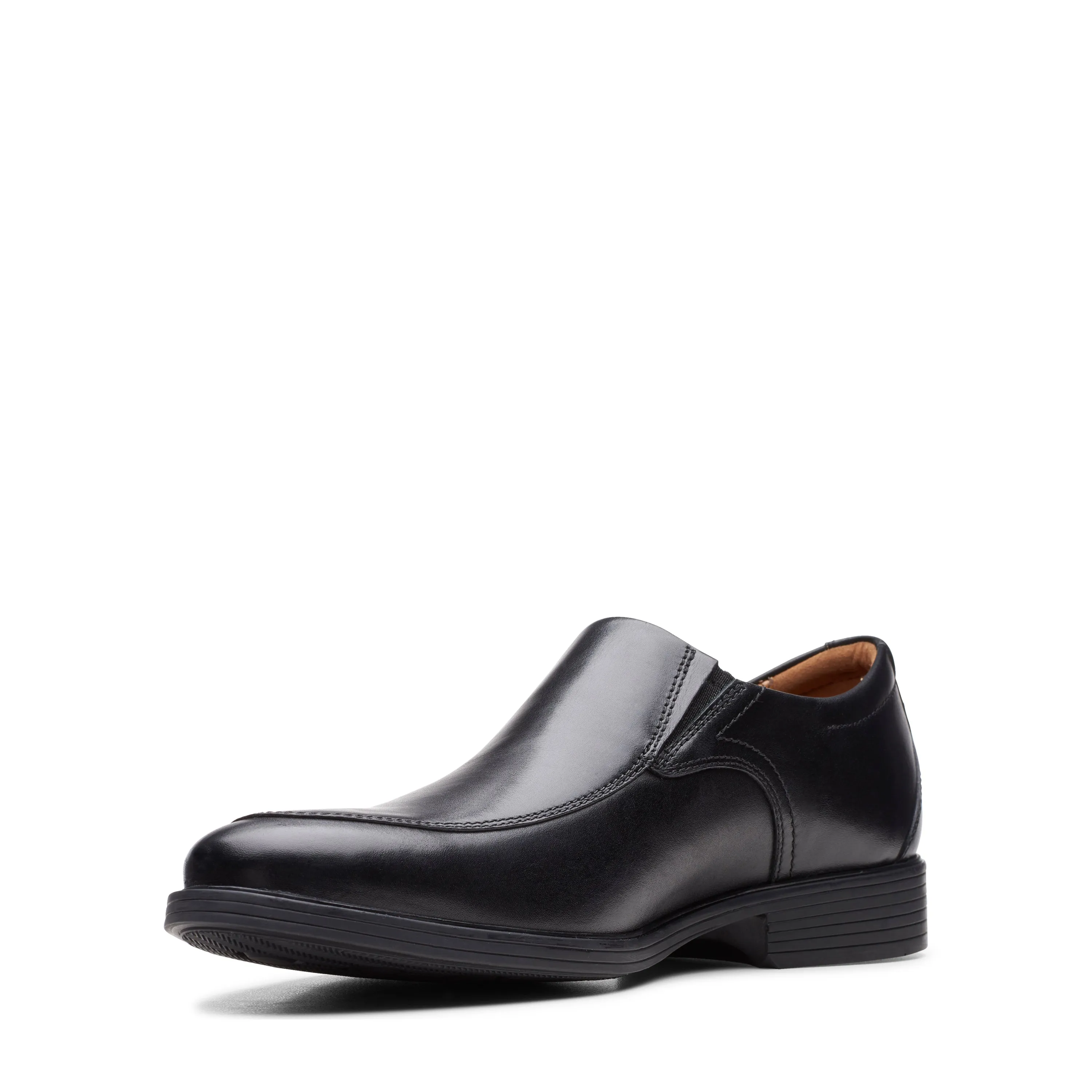 Clarks Whiddon Step Black Leather