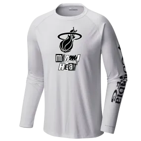 Columbia Miami HEAT Mashup Logo Long Sleeve Tee