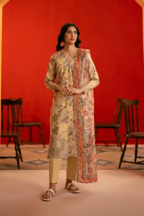 Cotton Lawn Digital Print Chikankari