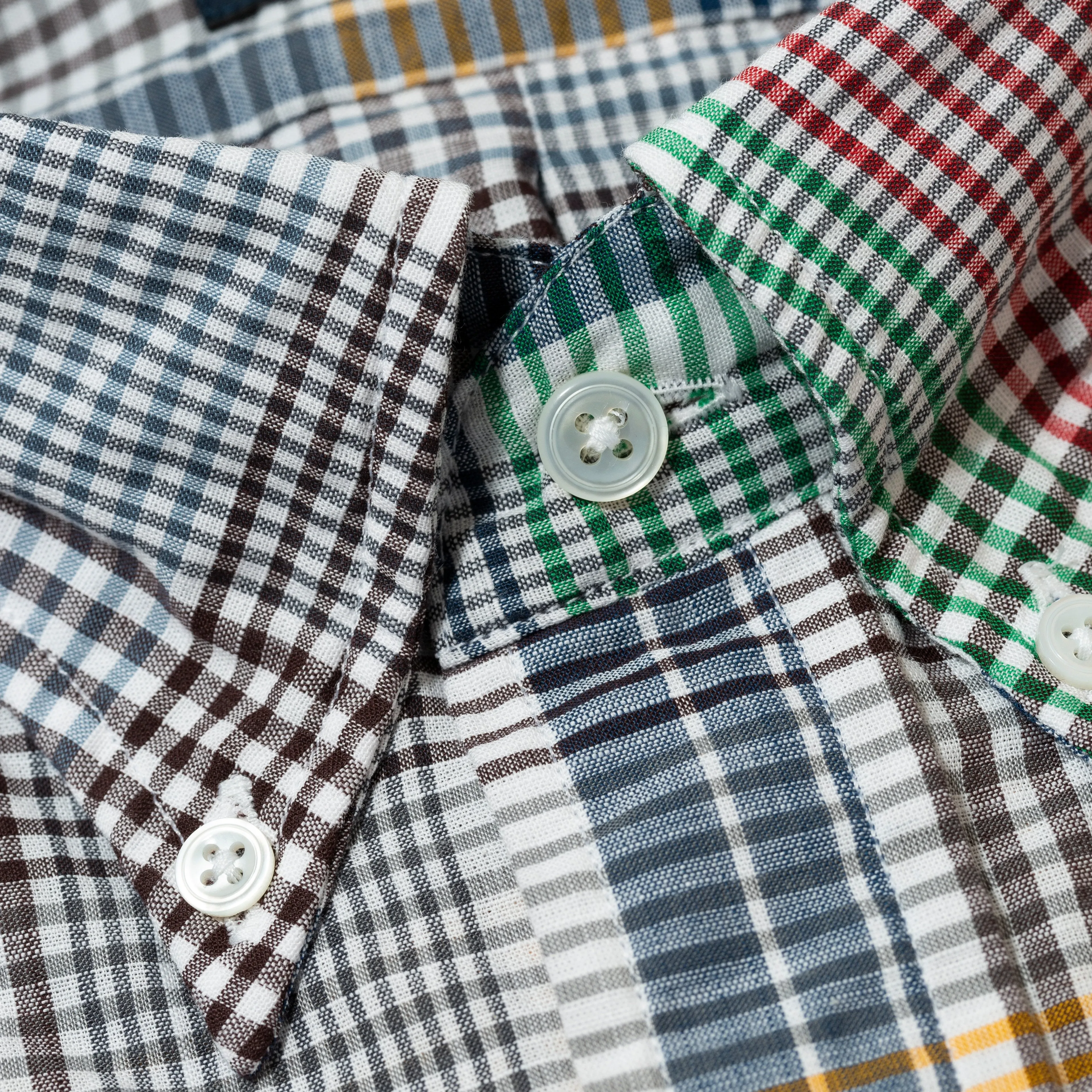 Cotton Madras Button-down Shirt