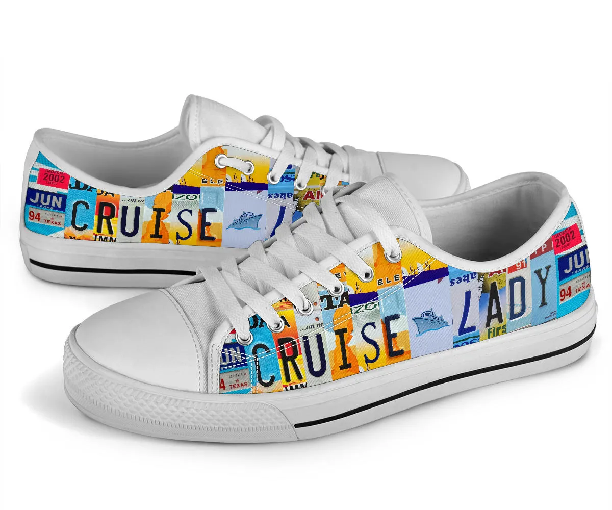 Cruise Lady License Plate Shoes