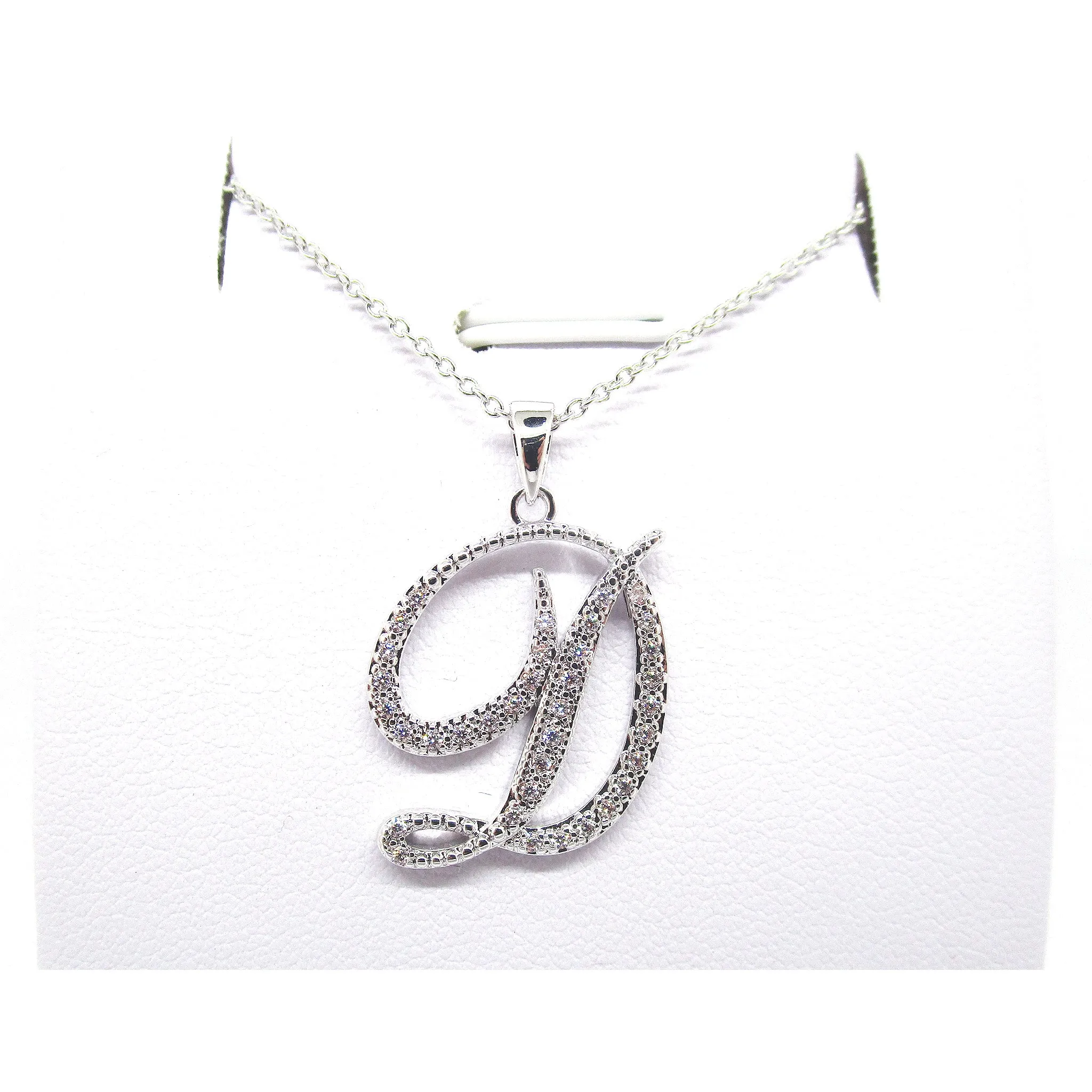 Cursive Initial Pendant