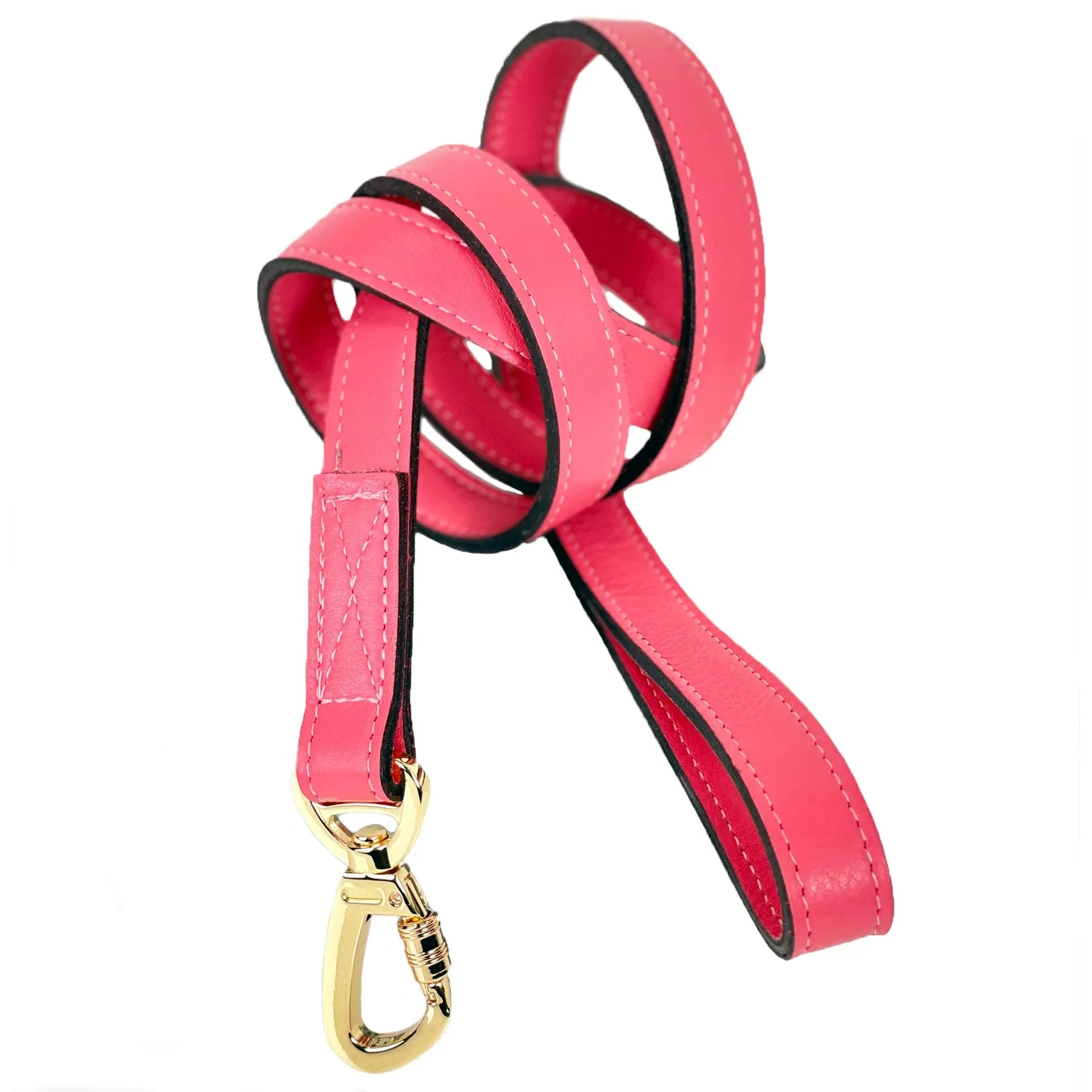 Daisy Dog Leash in Petal Pink & Gold