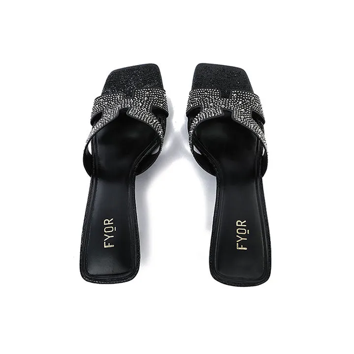 Diamante Strap Mule Sandal BB 49