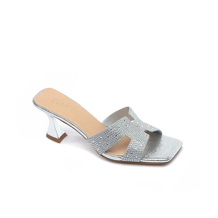 Diamante Strap Mule Sandal BB 49