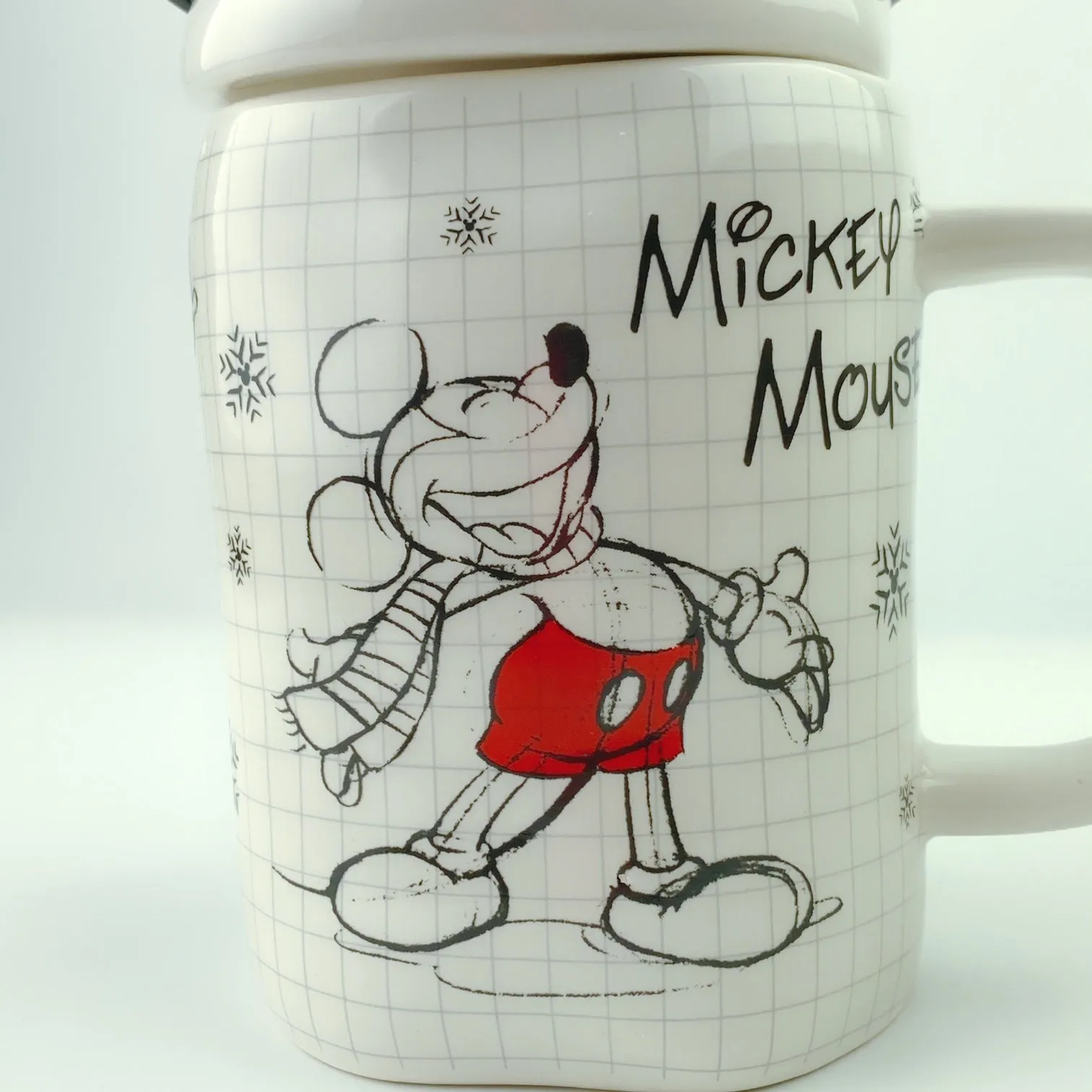 Disney® Sketch book Mickey Mouse Peek-a-Boo Holiday Mug 22 oz. with Lid